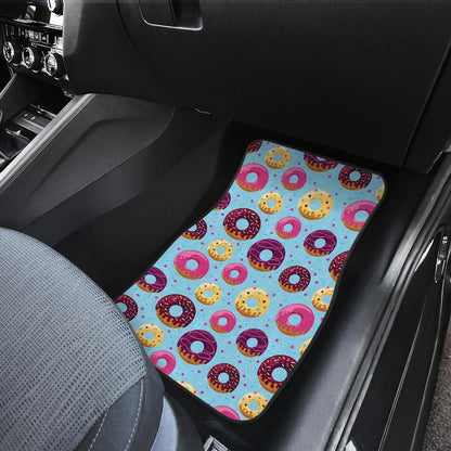 Donut Pattern Print Design DN07 Car Floor Mats-JorJune