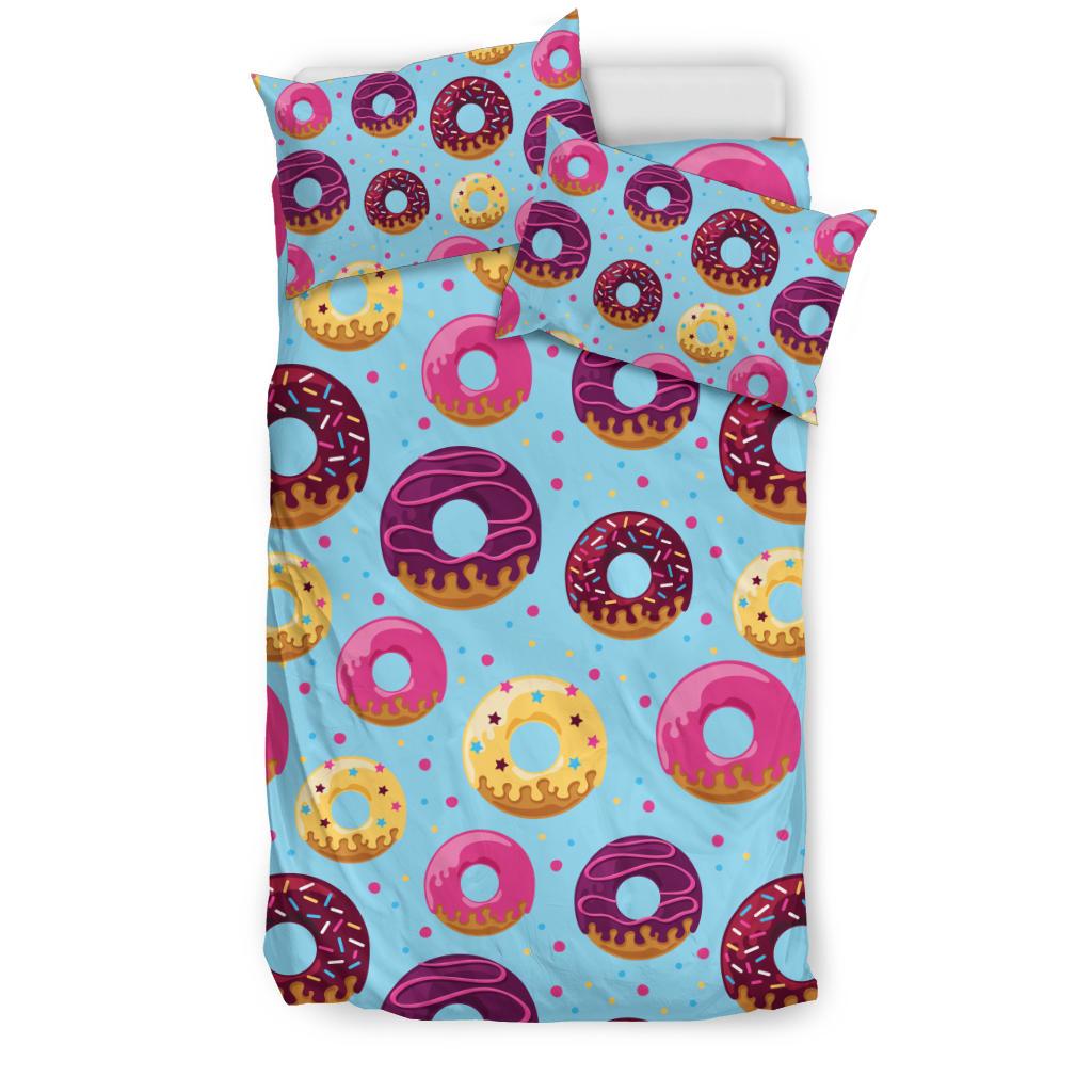 Donut Pattern Print Design DN07 Duvet Cover Bedding Set-JORJUNE.COM