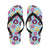 Donut Pattern Print Design DN07 Flip Flops-JorJune