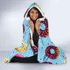 Donut Pattern Print Design DN07 Hooded Blanket-JORJUNE.COM