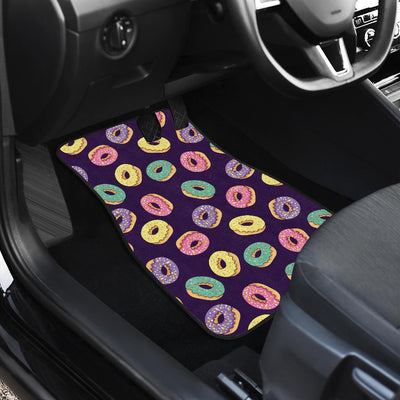 Donut Pattern Print Design DN08 Car Floor Mats-JorJune