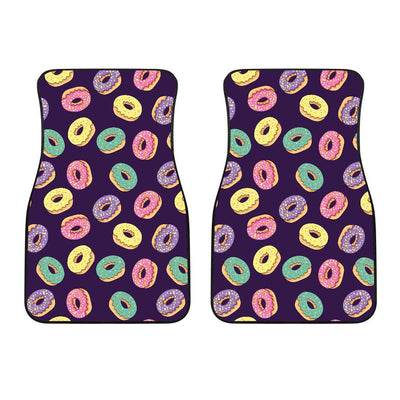 Donut Pattern Print Design DN08 Car Floor Mats-JorJune