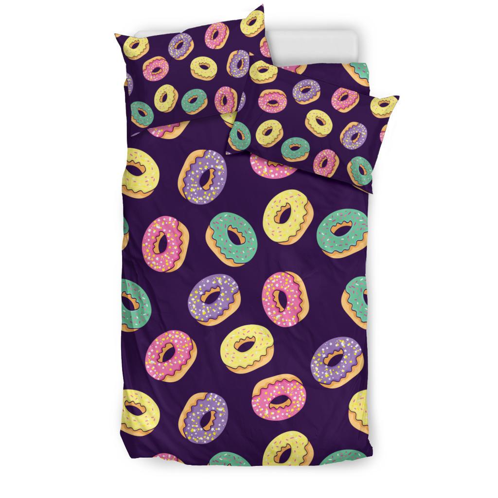 Donut Pattern Print Design DN08 Duvet Cover Bedding Set-JORJUNE.COM