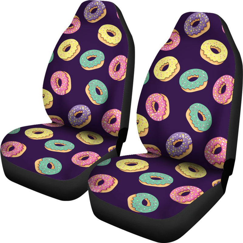 Donut Pattern Print Design DN08 Universal Fit Car Seat Covers