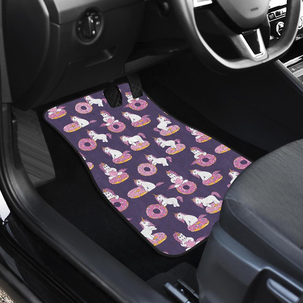 Donut Unicorn Pattern Print Design DN011 Car Floor Mats-JorJune
