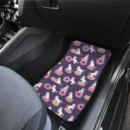 Donut Unicorn Pattern Print Design DN011 Car Floor Mats-JorJune
