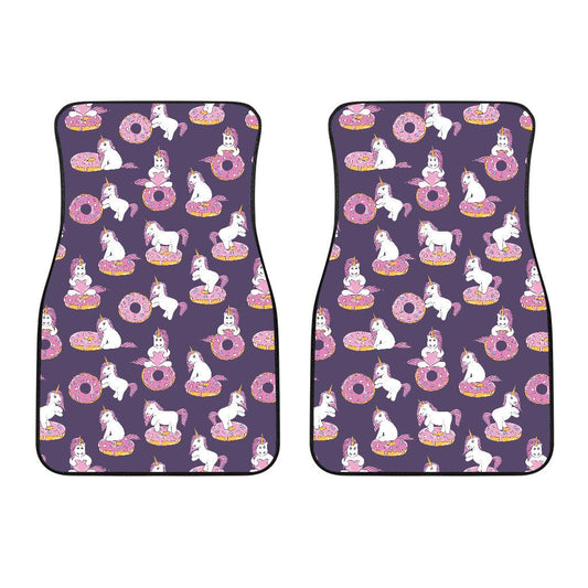 Donut Unicorn Pattern Print Design DN011 Car Floor Mats-JorJune