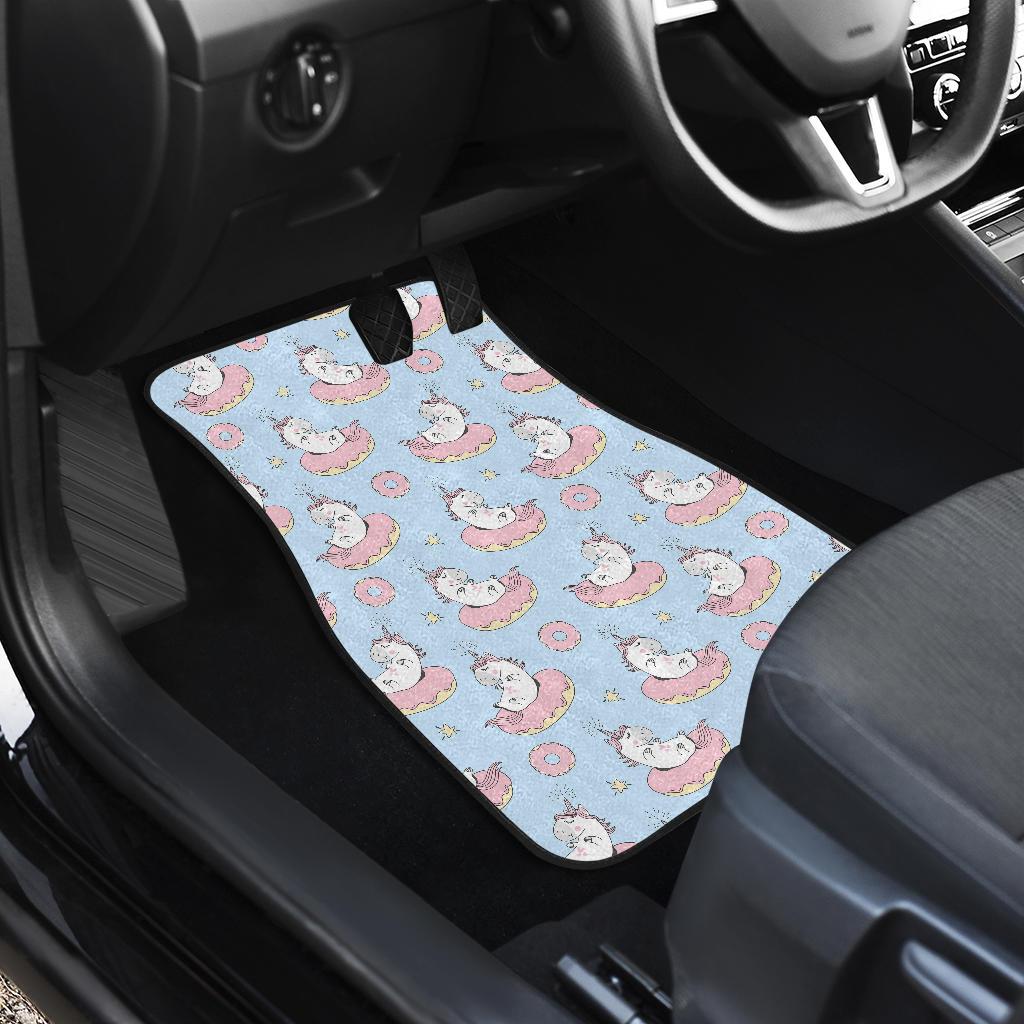 Donut Unicorn Pattern Print Design DN014 Car Floor Mats-JorJune