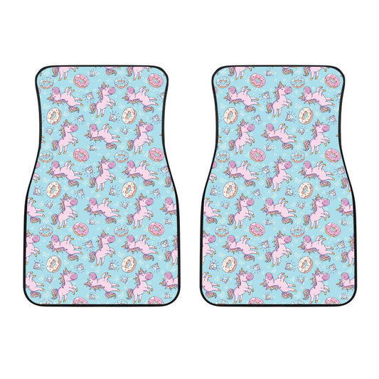 Donut Unicorn Pattern Print Design DN016 Car Floor Mats-JorJune