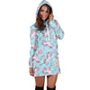 Donut Unicorn Pattern Print Design DN016 Women Hoodie Dress