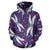 Dragonfly Pattern All Over Zip Up Hoodie