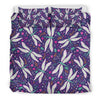 Dragonfly Pattern Duvet Cover Bedding Set