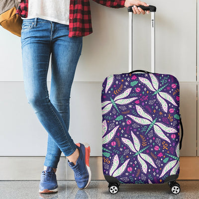 Dragonfly Pattern Luggage Cover Protector