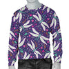 Dragonfly Pattern Men Crewneck Sweatshirt