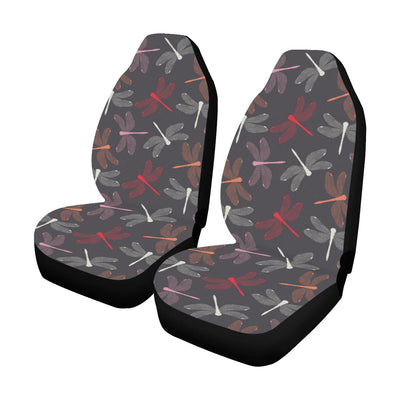 Dragonfly Pattern Print Design 01 Car Seat Covers (Set of 2)-JORJUNE.COM