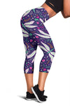 Dragonfly Pattern Women Capris