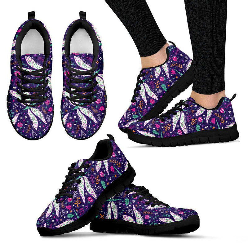 Dragonfly Pattern Women Sneakers