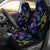 Dragonfly With Floral Print Pattern Universal Fit Car Seat Covers