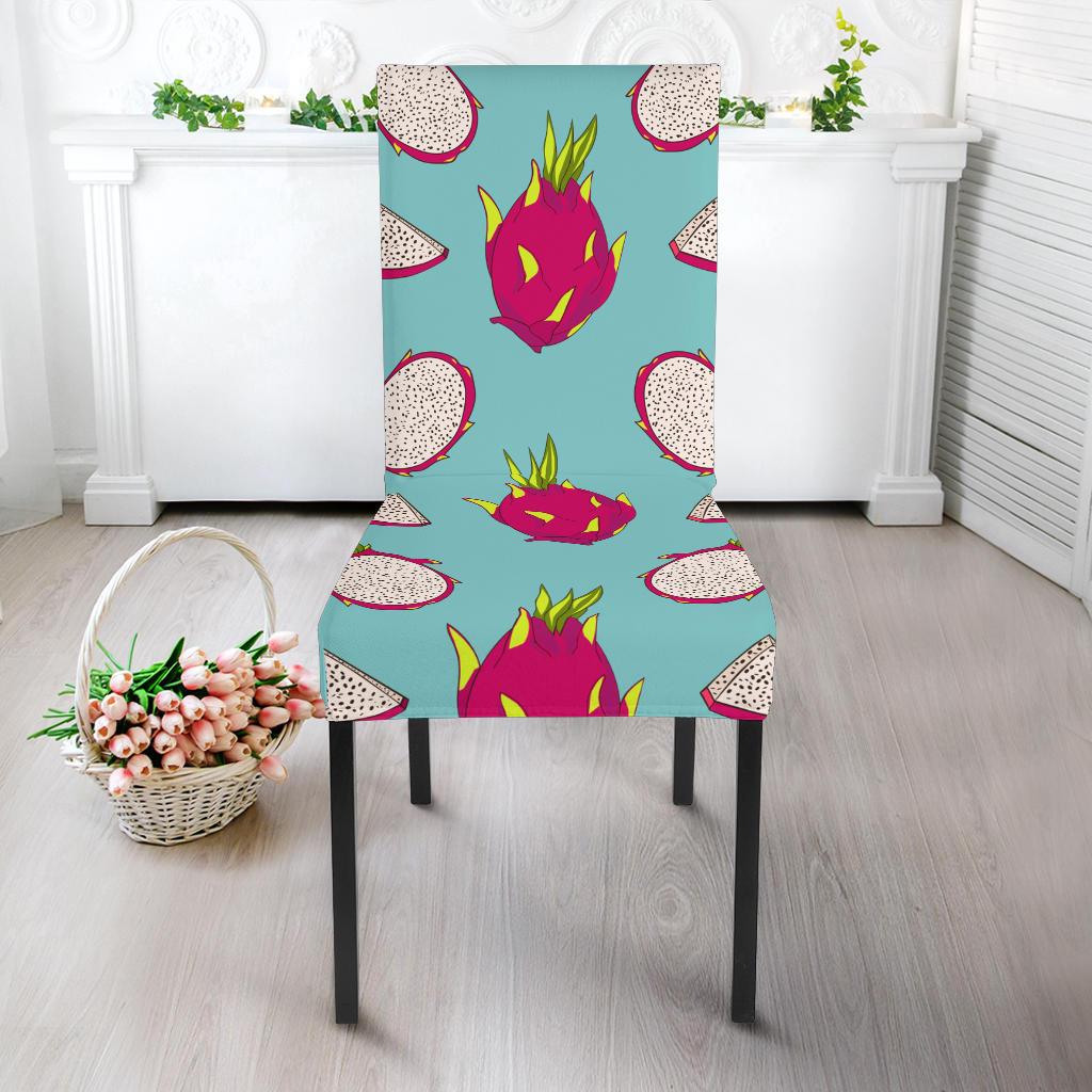 Dragonfruit Pattern Print Design DF01 Dining Chair Slipcover-JORJUNE.COM