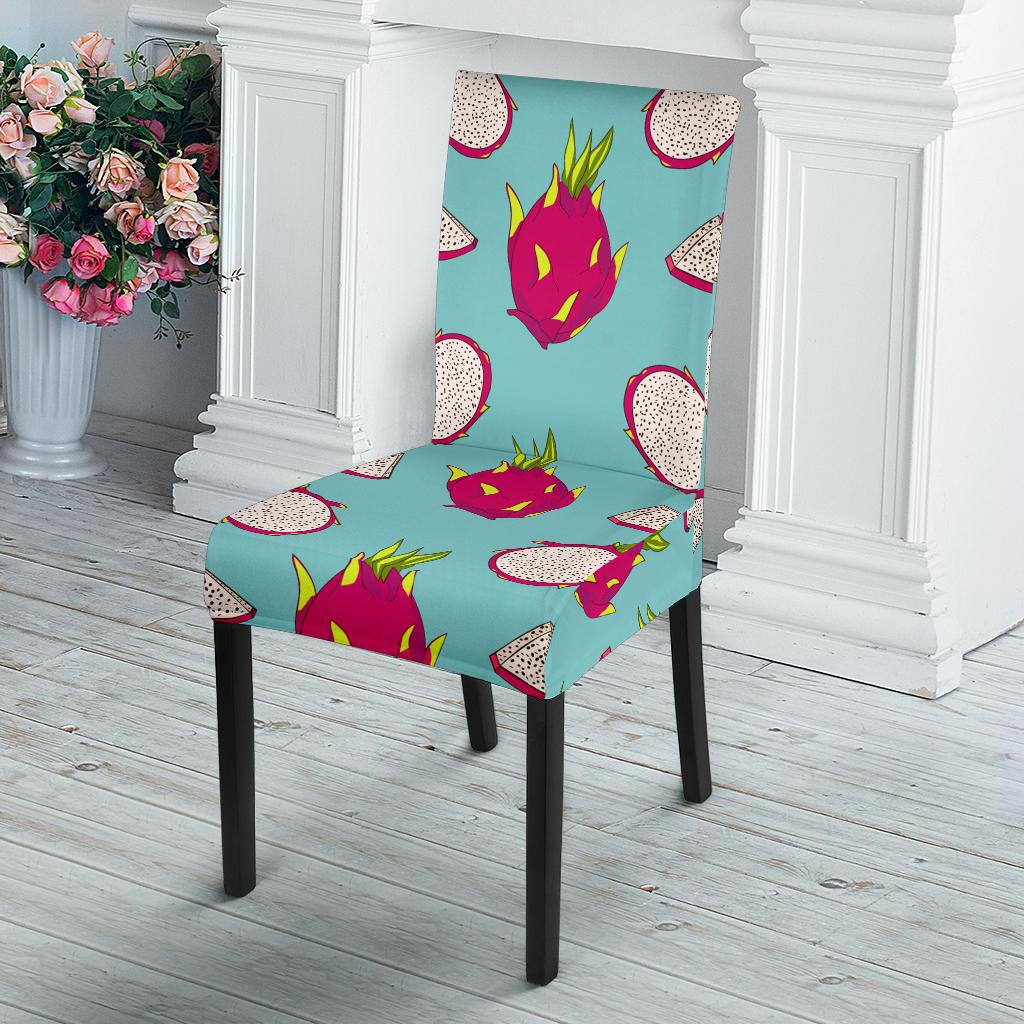 Dragonfruit Pattern Print Design DF01 Dining Chair Slipcover-JORJUNE.COM