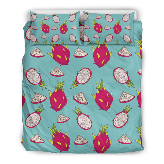 Dragonfruit Pattern Print Design DF01 Duvet Cover Bedding Set-JORJUNE.COM