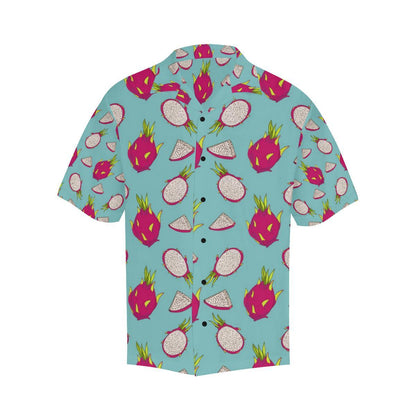 Dragonfruit Pattern Print Design DF01 Men Hawaiian Shirt-JorJune