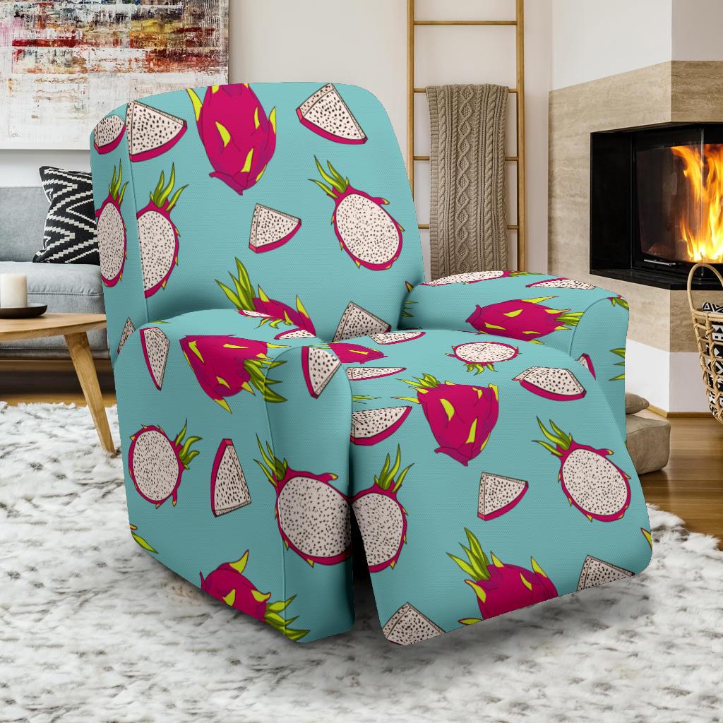 Dragonfruit Pattern Print Design DF01 Recliner Slipcover-JORJUNE.COM