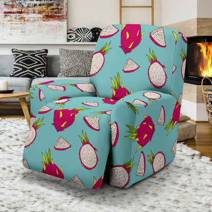 Dragonfruit Pattern Print Design DF01 Recliner Slipcover-JORJUNE.COM