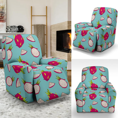 Dragonfruit Pattern Print Design DF01 Recliner Slipcover-JORJUNE.COM