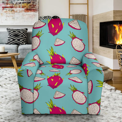 Dragonfruit Pattern Print Design DF01 Recliner Slipcover-JORJUNE.COM