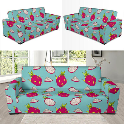 Dragonfruit Pattern Print Design DF01 Sofa Slipcover-JORJUNE.COM