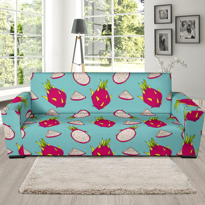 Dragonfruit Pattern Print Design DF01 Sofa Slipcover-JORJUNE.COM