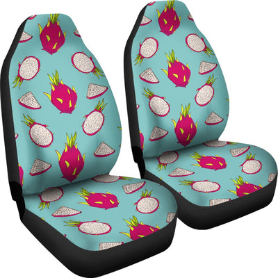 Dragonfruit Pattern Print Design DF01 Universal Fit Car Seat Covers-JorJune