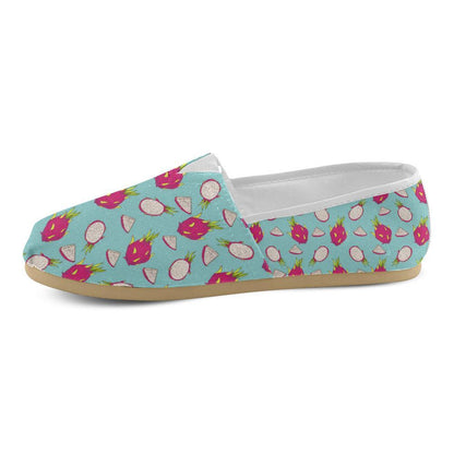 Dragonfruit Pattern Print Design DF01 Women Casual Shoes-JorJune.com