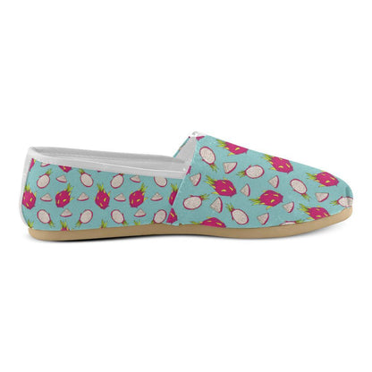 Dragonfruit Pattern Print Design DF01 Women Casual Shoes-JorJune.com