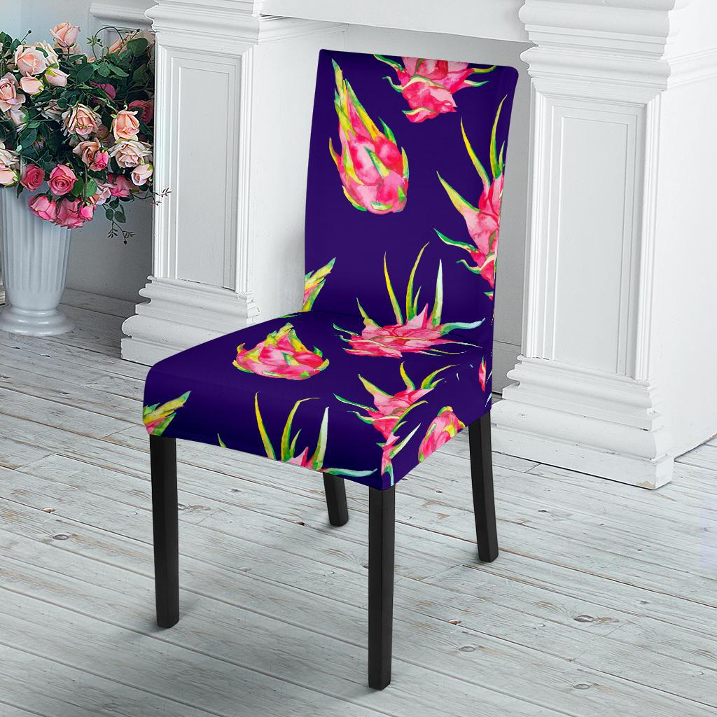 Dragonfruit Pattern Print Design DF02 Dining Chair Slipcover-JORJUNE.COM