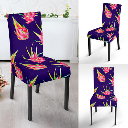 Dragonfruit Pattern Print Design DF02 Dining Chair Slipcover-JORJUNE.COM