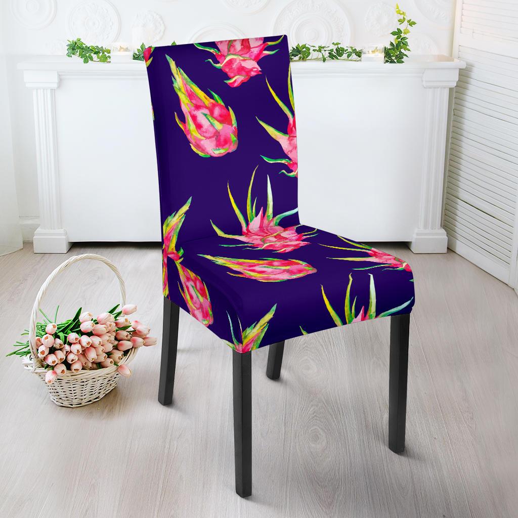 Dragonfruit Pattern Print Design DF02 Dining Chair Slipcover-JORJUNE.COM