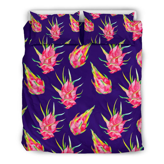 Dragonfruit Pattern Print Design DF02 Duvet Cover Bedding Set-JORJUNE.COM