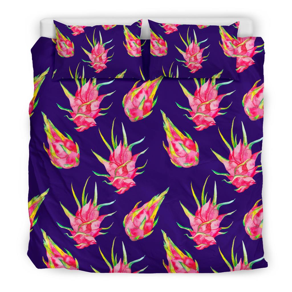 Dragonfruit Pattern Print Design DF02 Duvet Cover Bedding Set-JORJUNE.COM