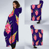 Dragonfruit Pattern Print Design DF02 Hooded Blanket-JORJUNE.COM