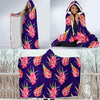 Dragonfruit Pattern Print Design DF02 Hooded Blanket-JORJUNE.COM