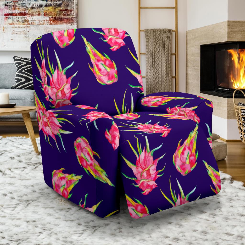Dragonfruit Pattern Print Design DF02 Recliner Slipcover-JORJUNE.COM
