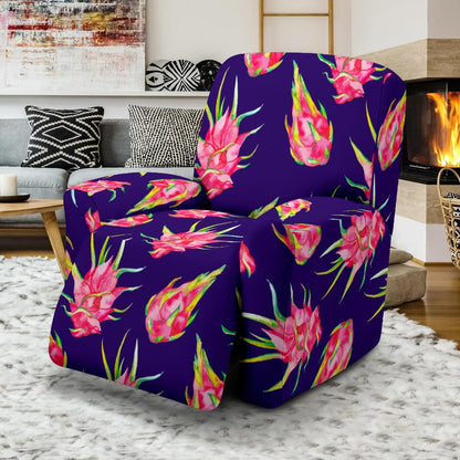 Dragonfruit Pattern Print Design DF02 Recliner Slipcover-JORJUNE.COM