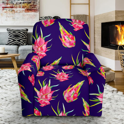 Dragonfruit Pattern Print Design DF02 Recliner Slipcover-JORJUNE.COM
