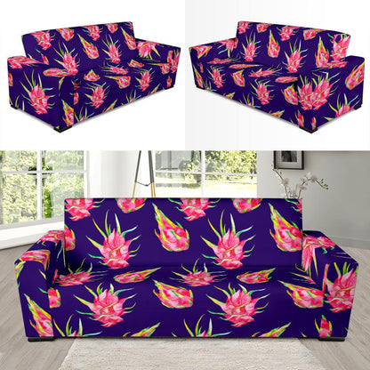 Dragonfruit Pattern Print Design DF02 Sofa Slipcover-JORJUNE.COM