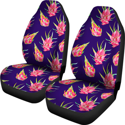 Dragonfruit Pattern Print Design DF02 Universal Fit Car Seat Covers-JorJune