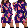 Dragonfruit Pattern Print Design DF02 Women Hoodie Dress