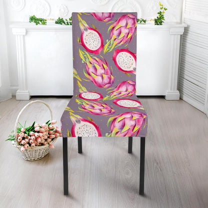 Dragonfruit Pattern Print Design DF03 Dining Chair Slipcover-JORJUNE.COM