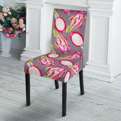 Dragonfruit Pattern Print Design DF03 Dining Chair Slipcover-JORJUNE.COM